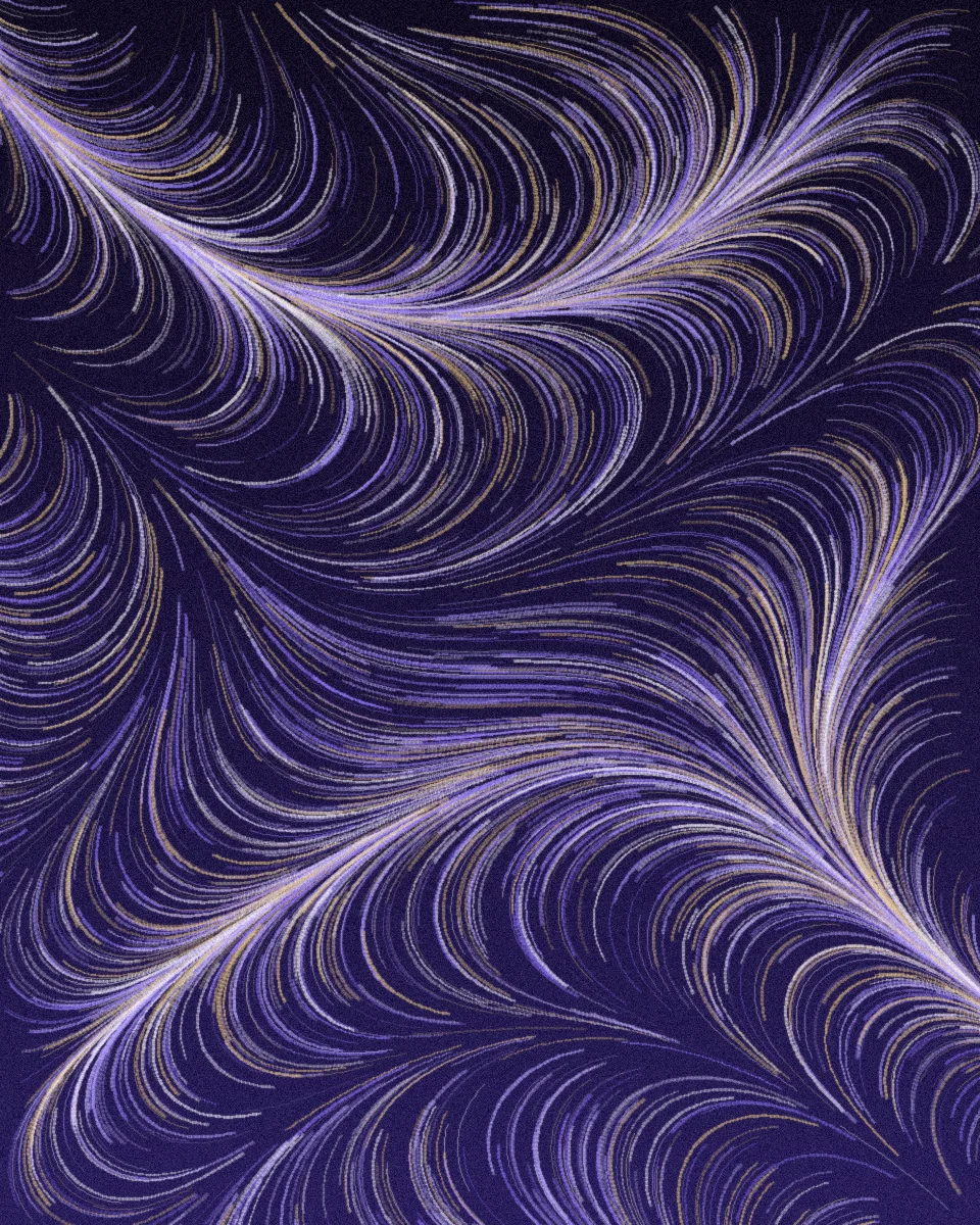 Aurora Drift, an abstract canvas