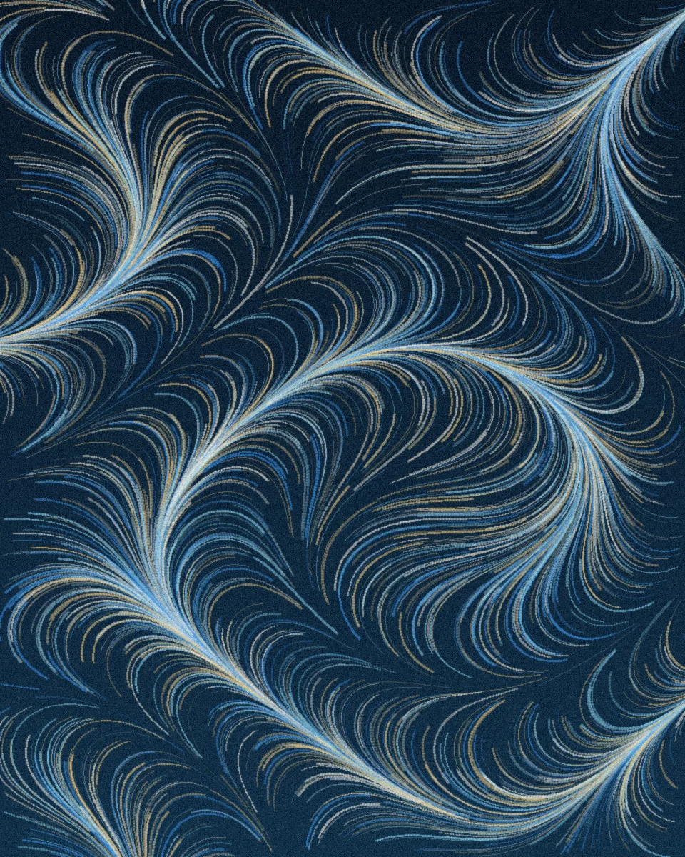 Tide Lines, an abstract canvas